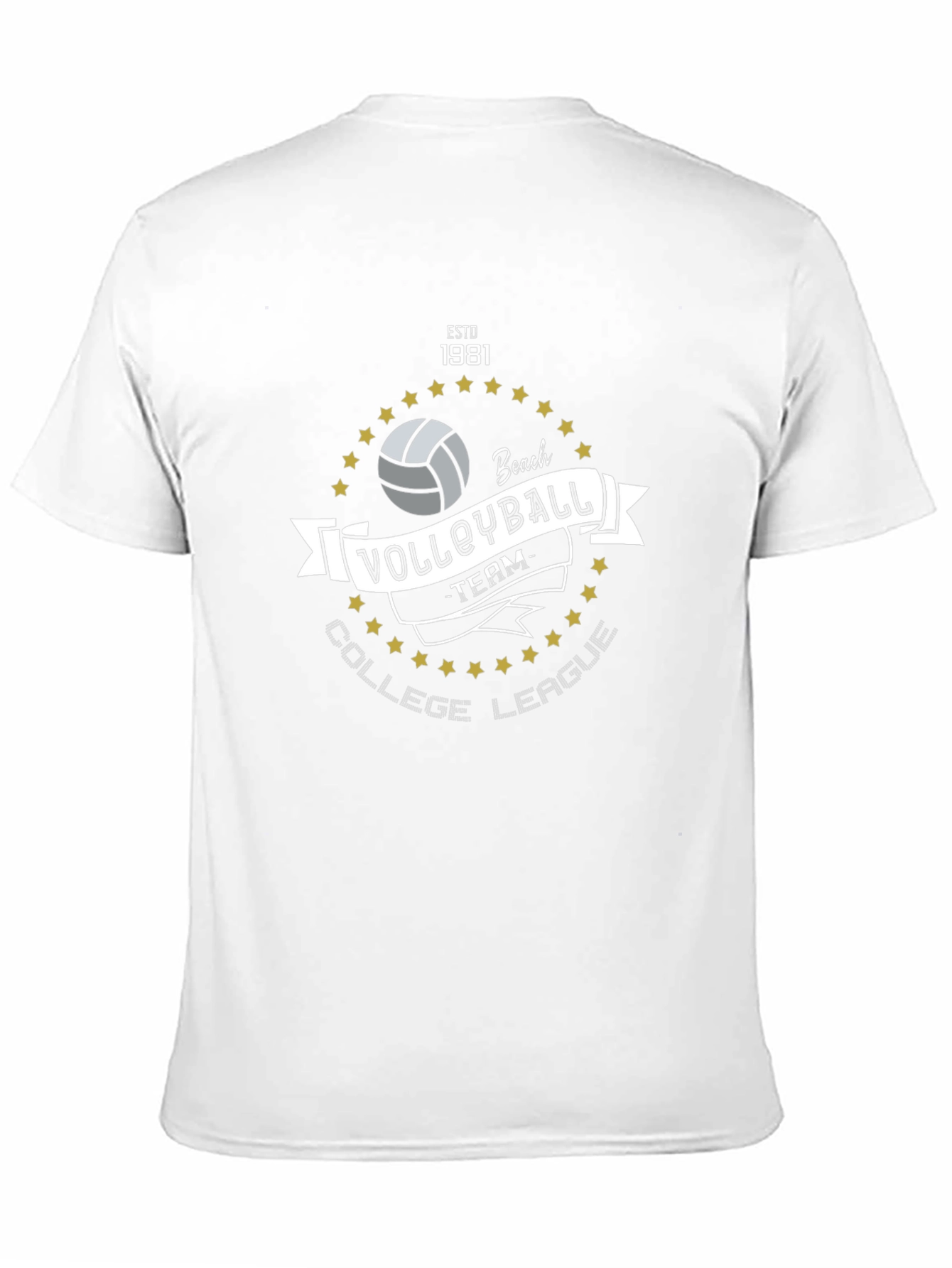 Volleyball College League Team T-Shirt