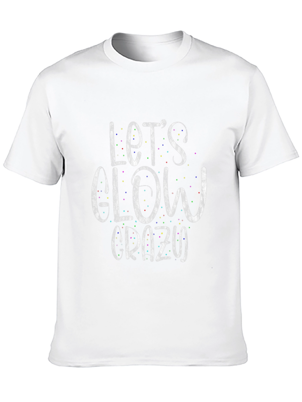 Lets Glow Crazy Black Tee