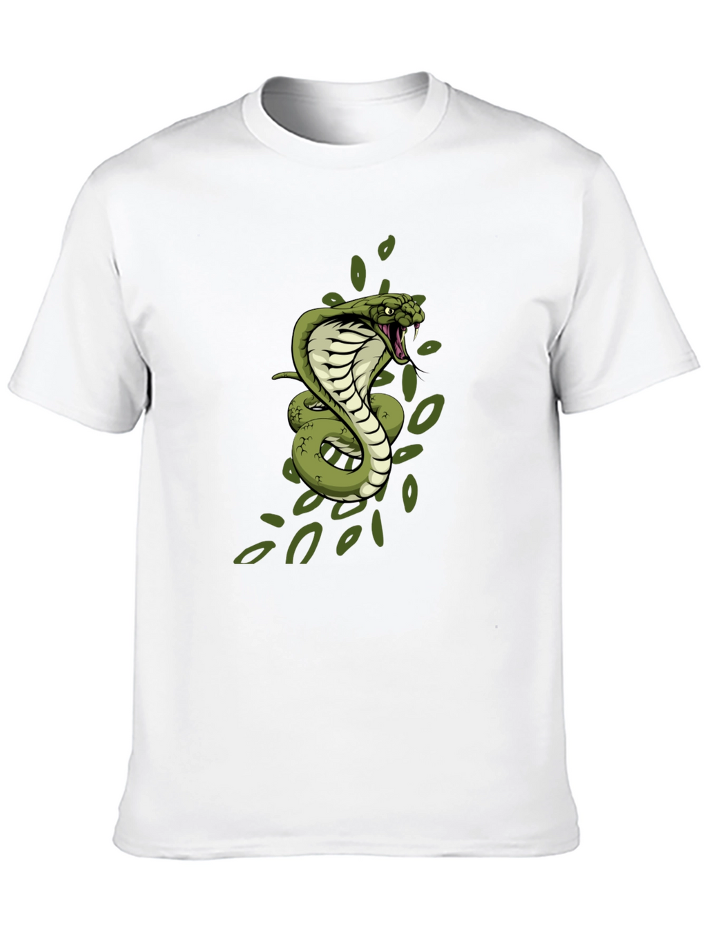 Cobra Graphic Print Black T-Shirt