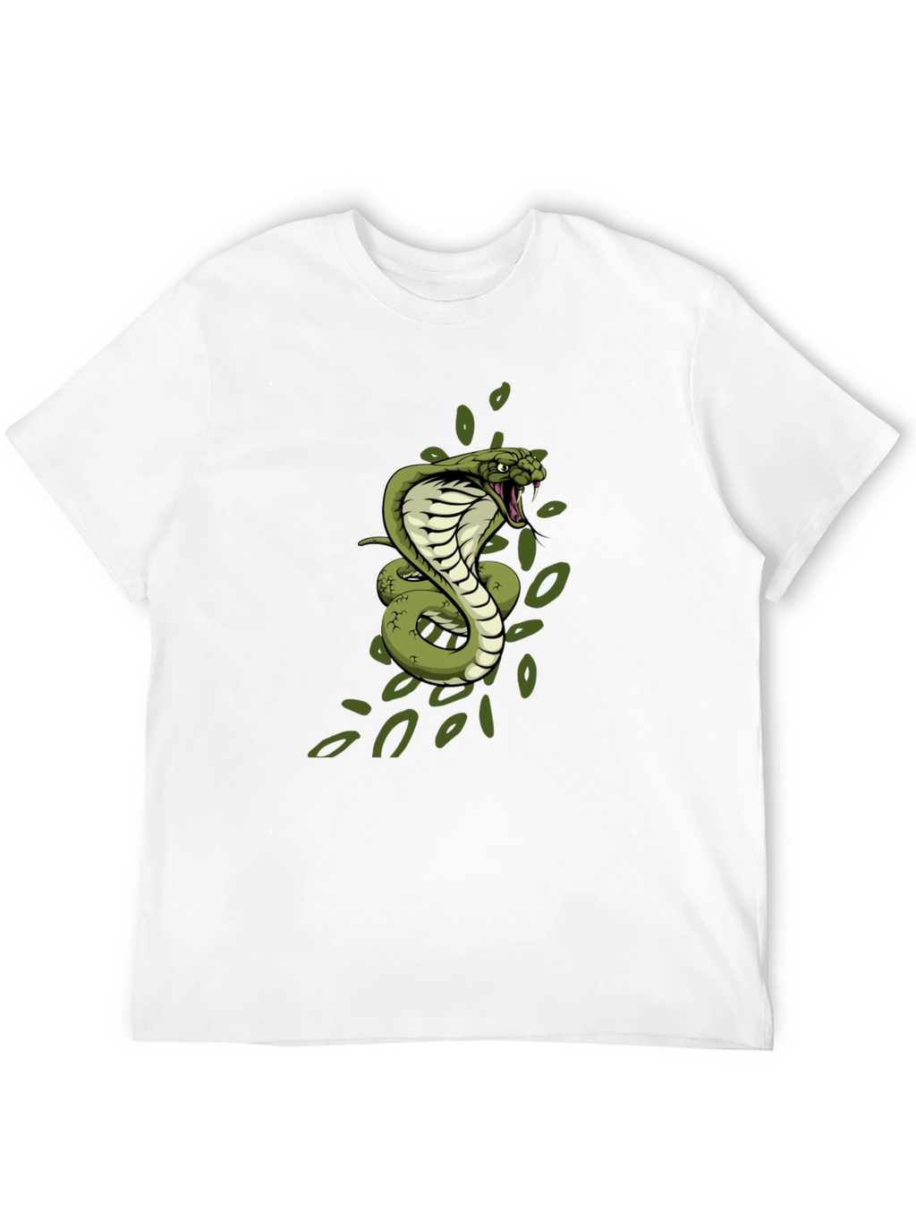 Cobra Graphic Print Black T-Shirt
