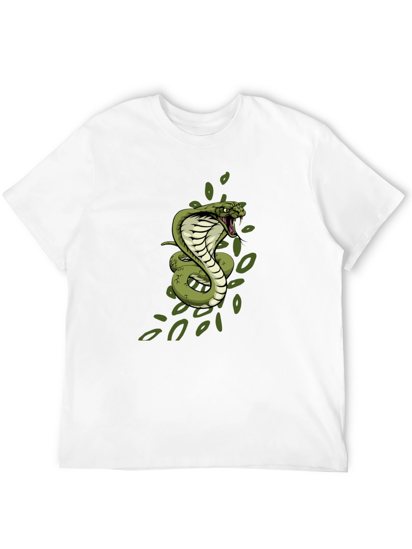 Cobra Graphic Print Black T-Shirt