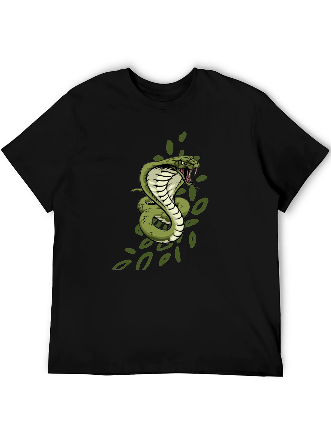 Cobra Graphic Print Black T-Shirt