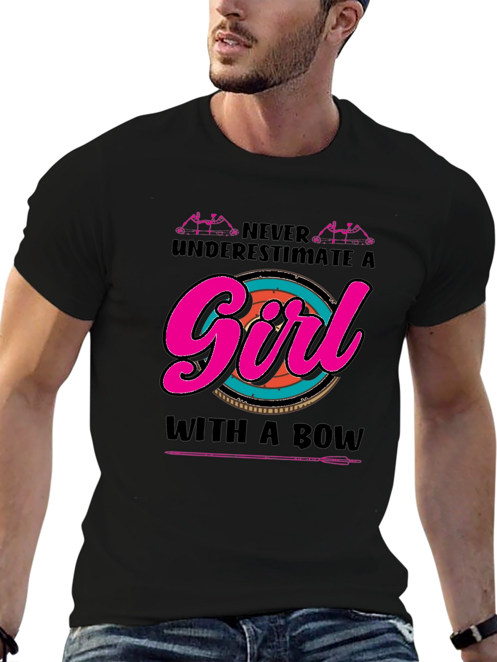 Archer Girl T-Shirt - Never Underestimate