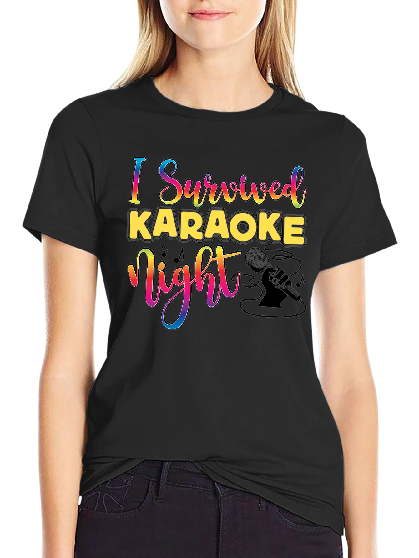 I Survived Karaoke Night Graphic Tee