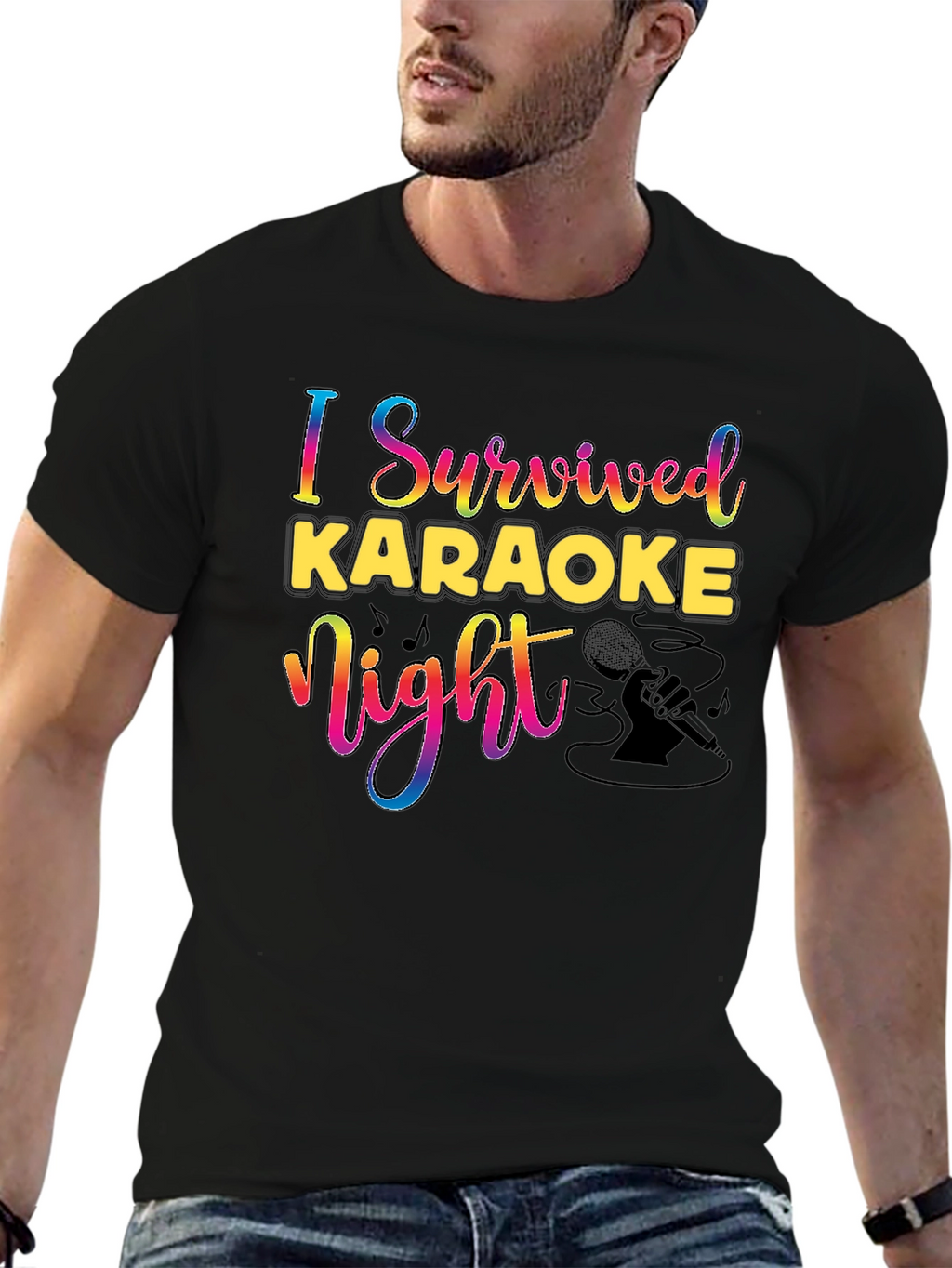 I Survived Karaoke Night Graphic Tee
