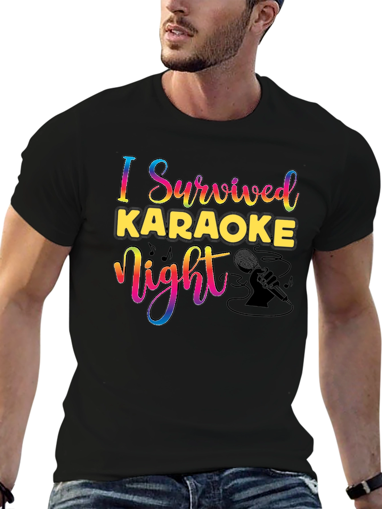 I Survived Karaoke Night Graphic Tee