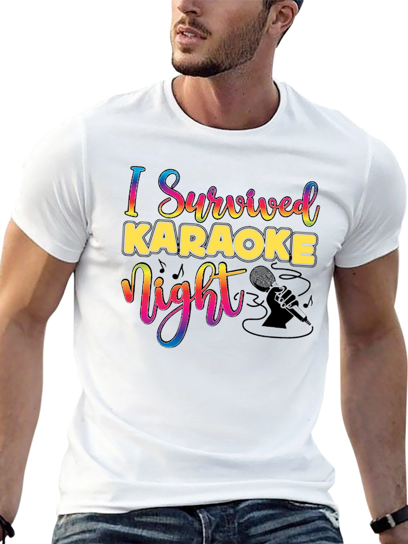 I Survived Karaoke Night Graphic Tee