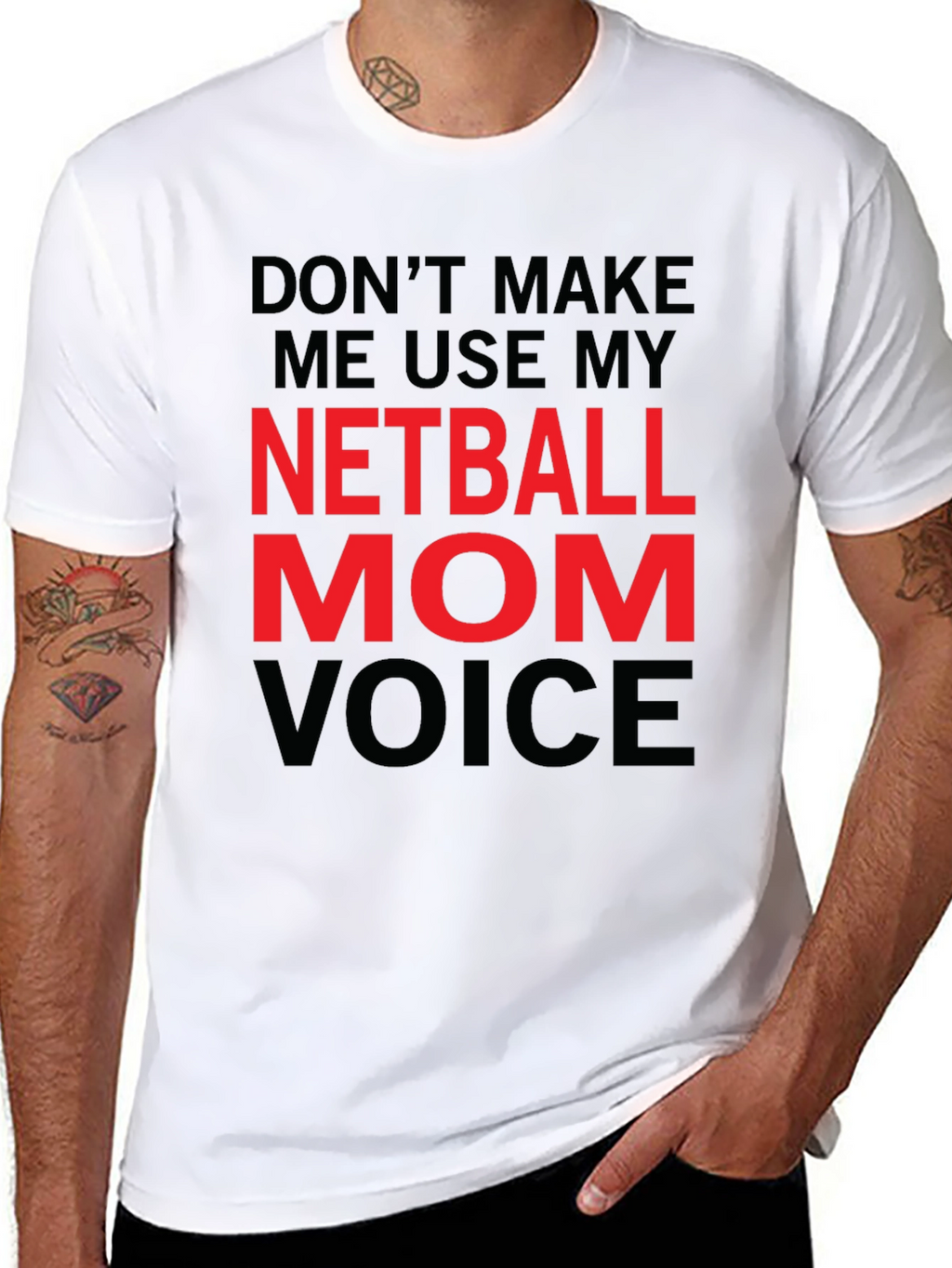 Netball Mom Voice T-Shirt