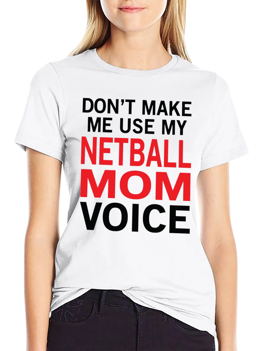 Netball Mom Voice T-Shirt