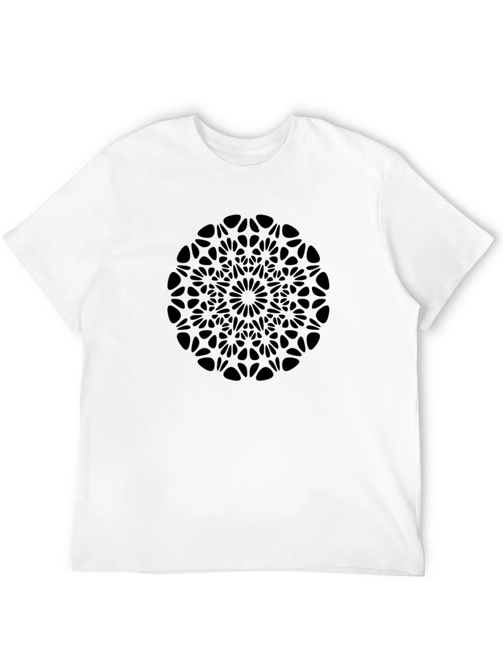 Black Mandala Graphic T-Shirt