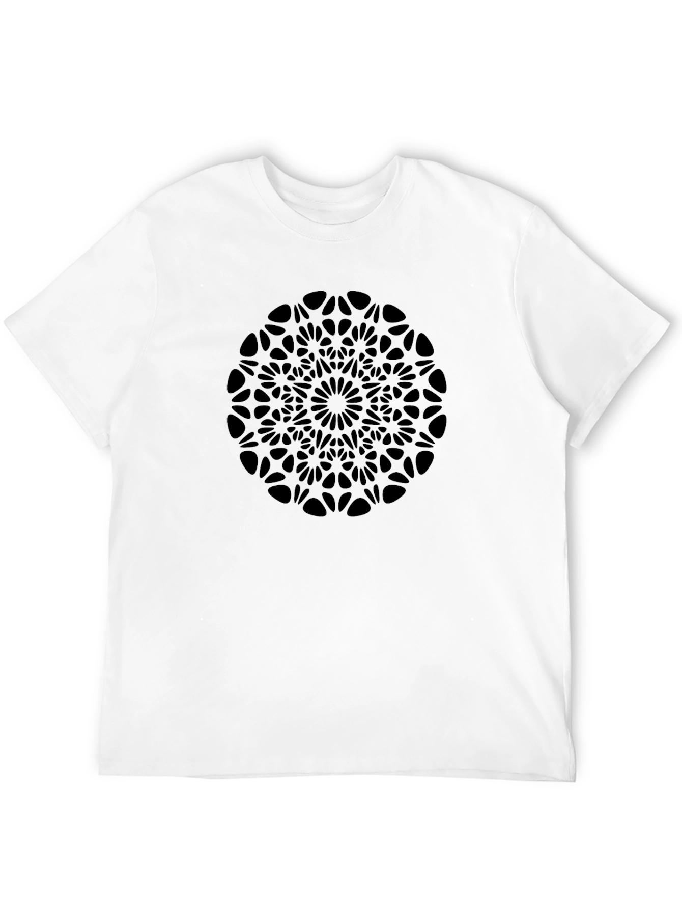 Black Mandala Graphic T-Shirt
