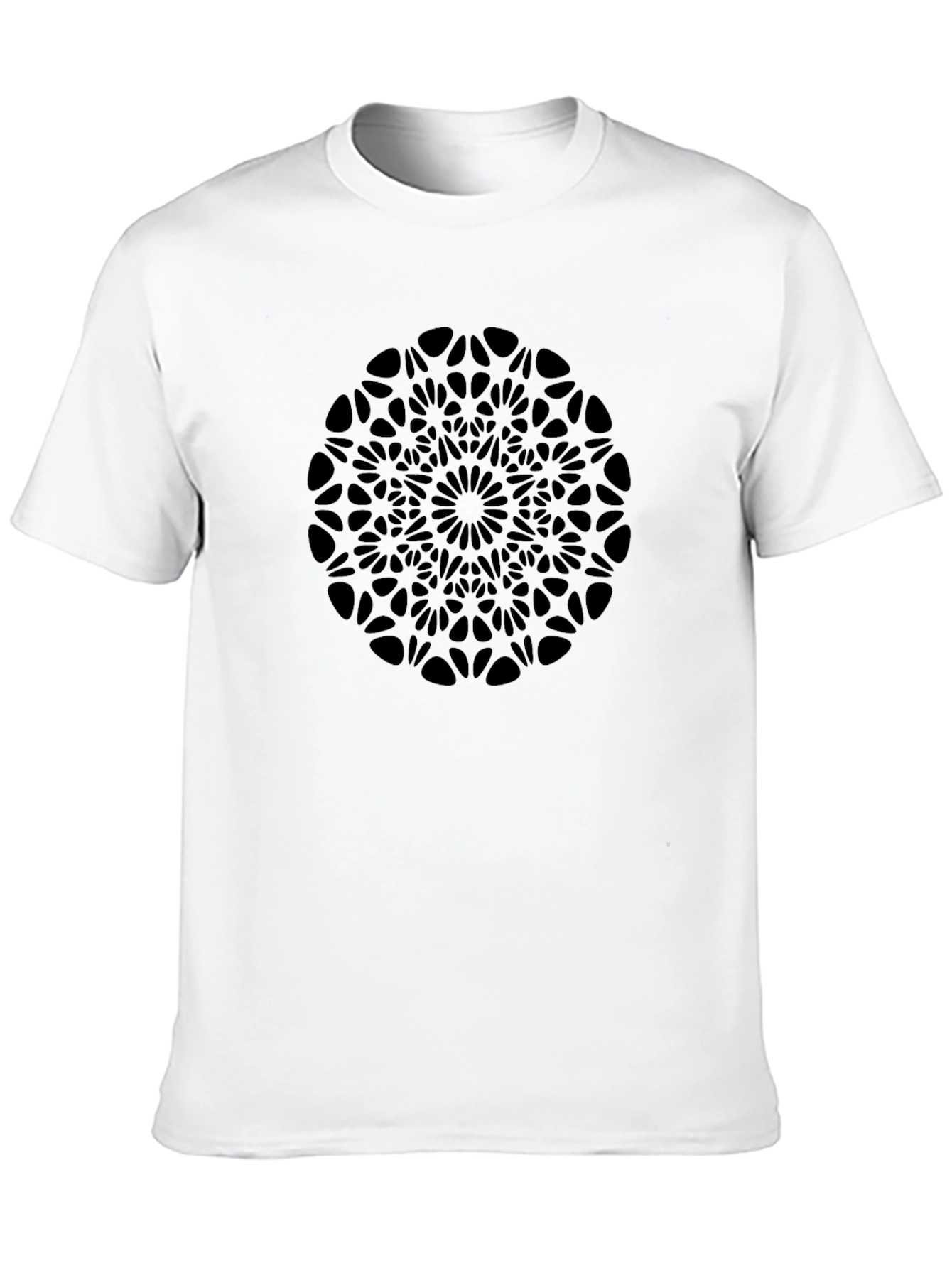 Black Mandala Graphic T-Shirt