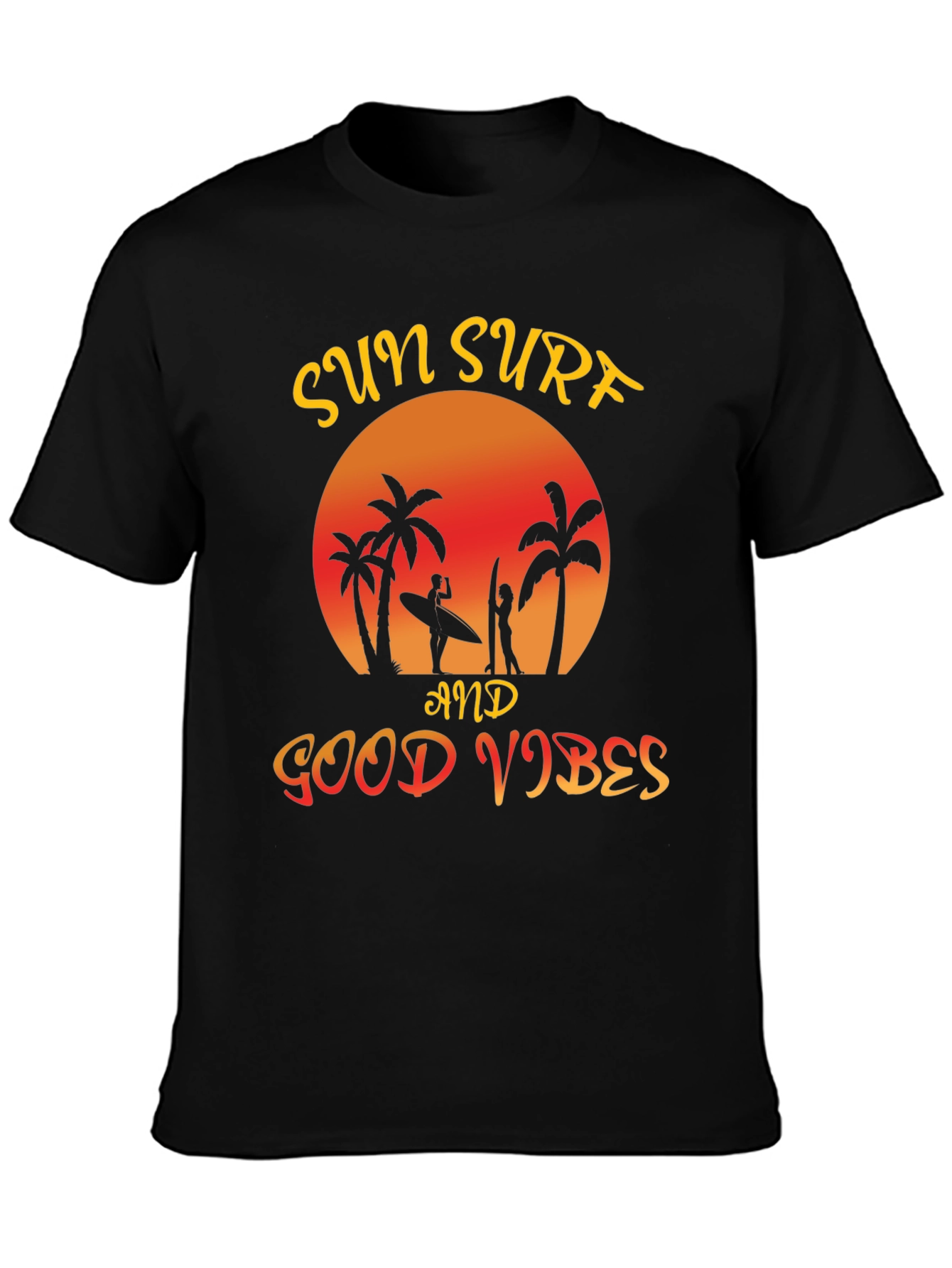 Sun Surf Good Vibes Graphic Tee - Relaxed Fit