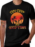 Sun Surf Good Vibes Graphic Tee - Relaxed Fit