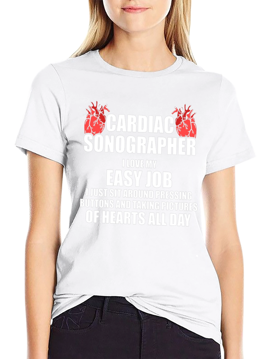 Cardiac Sonographer Funny Job T-Shirt