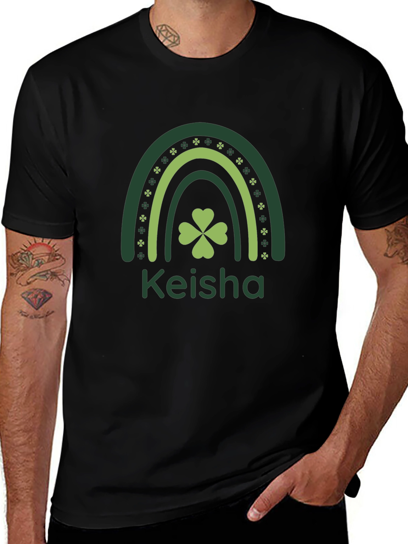 Keisha St. Patricks Day Rainbow Shirt