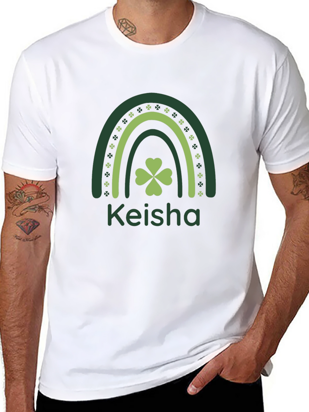 Keisha St. Patricks Day Rainbow Shirt