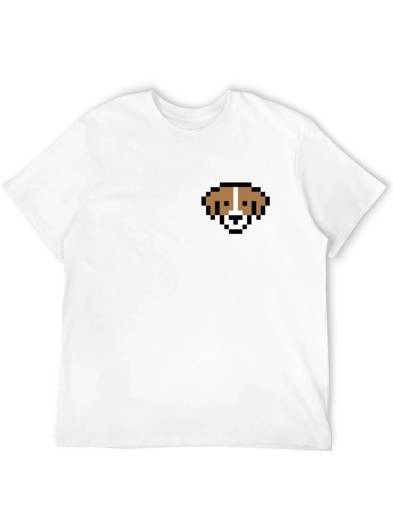 Pixel Dog T-Shirt – Retro Minimalist Dog Lover Tee