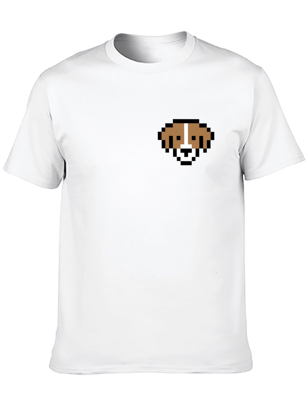 Pixel Dog T-Shirt – Retro Minimalist Dog Lover Tee