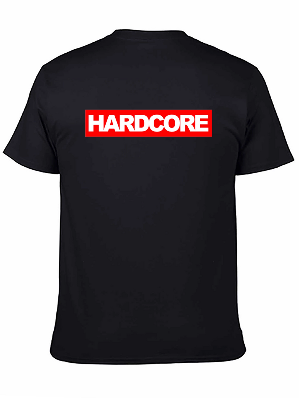 Hardcore Logo Black Graphic T-Shirt