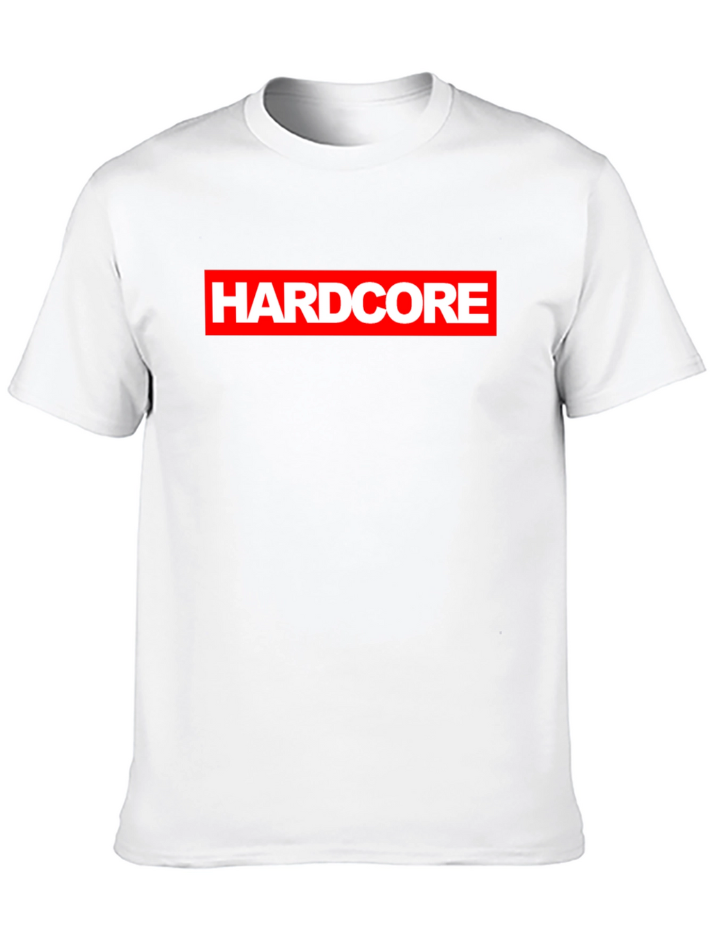 Hardcore Logo Black Graphic T-Shirt