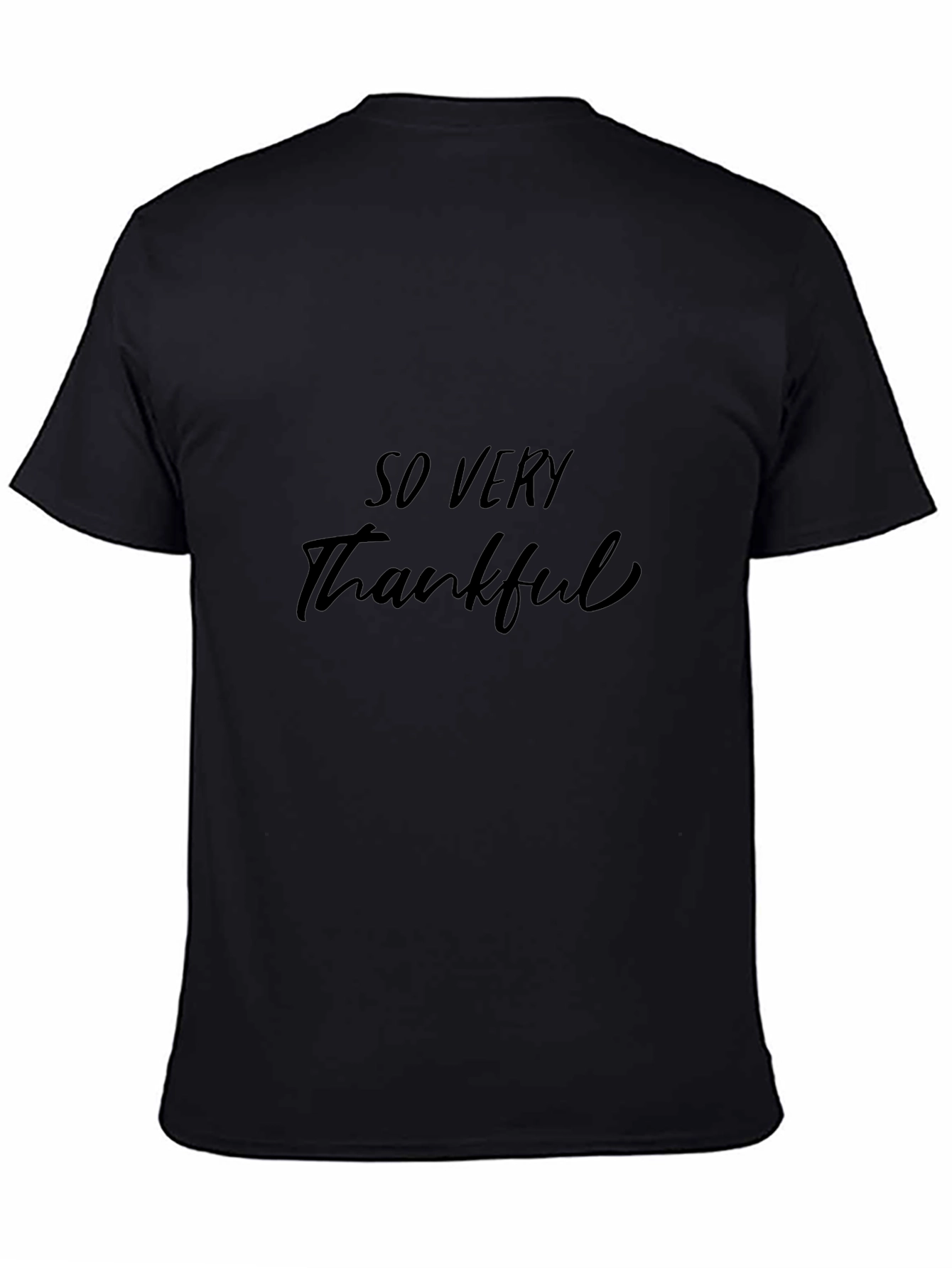 So Very Thankful Black T-Shirt