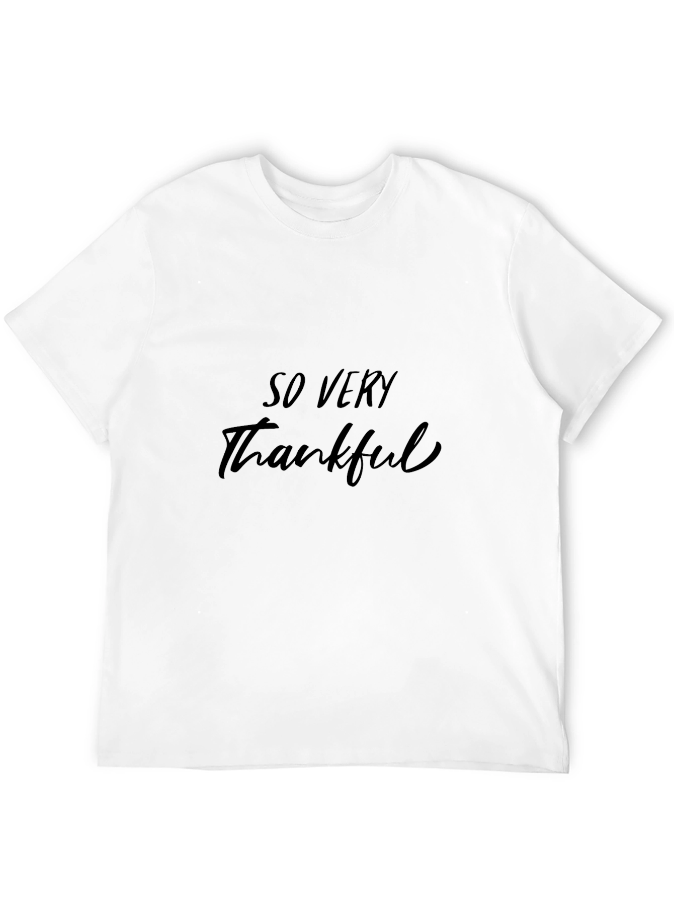 So Very Thankful Black T-Shirt