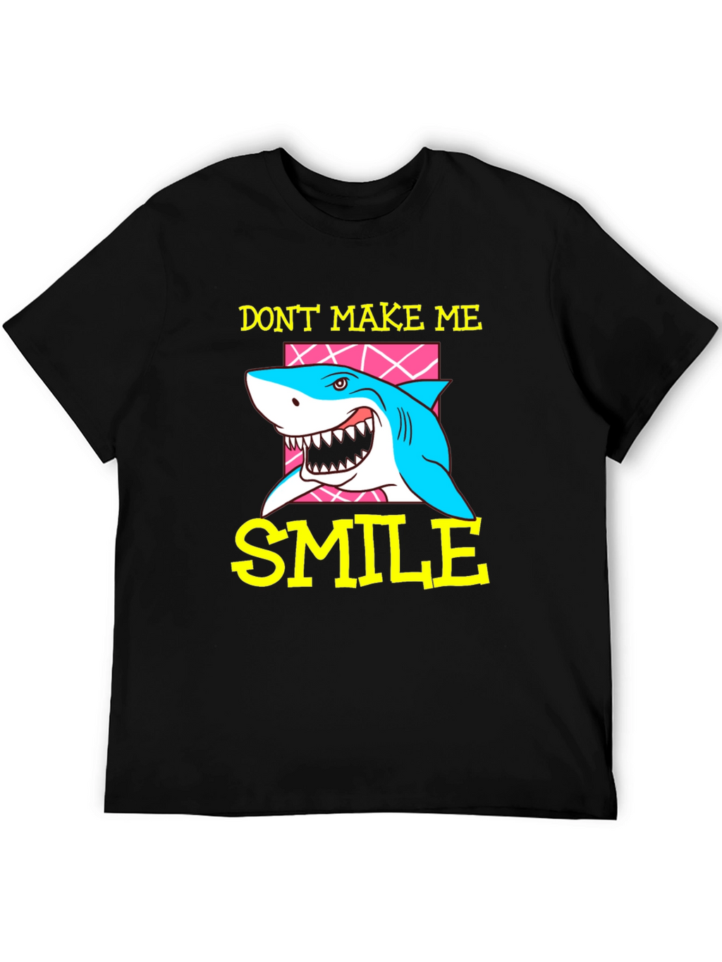 Dont Make Me Smile Shark Graphic T-Shirt