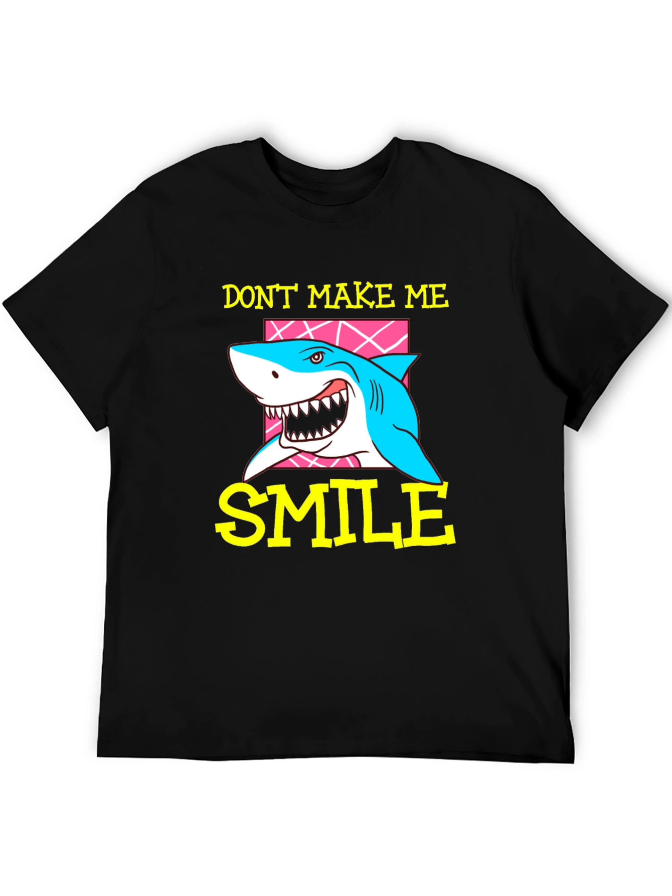 Dont Make Me Smile Shark Graphic T-Shirt