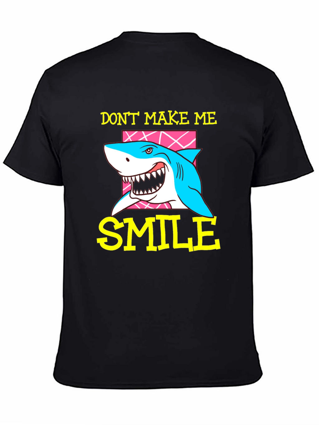 Dont Make Me Smile Shark Graphic T-Shirt