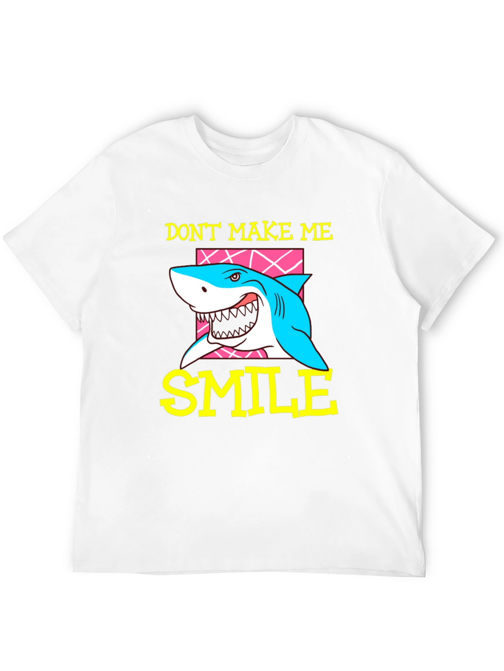 Dont Make Me Smile Shark Graphic T-Shirt