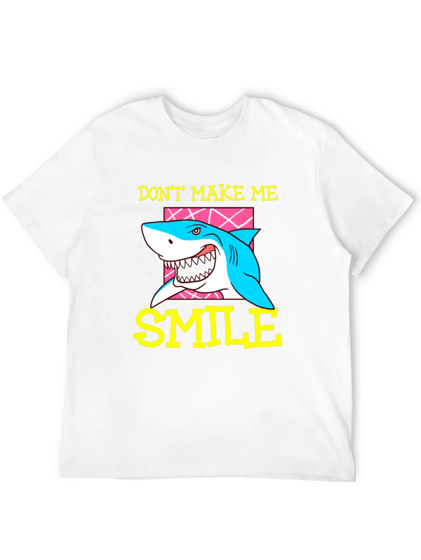 Dont Make Me Smile Shark Graphic T-Shirt