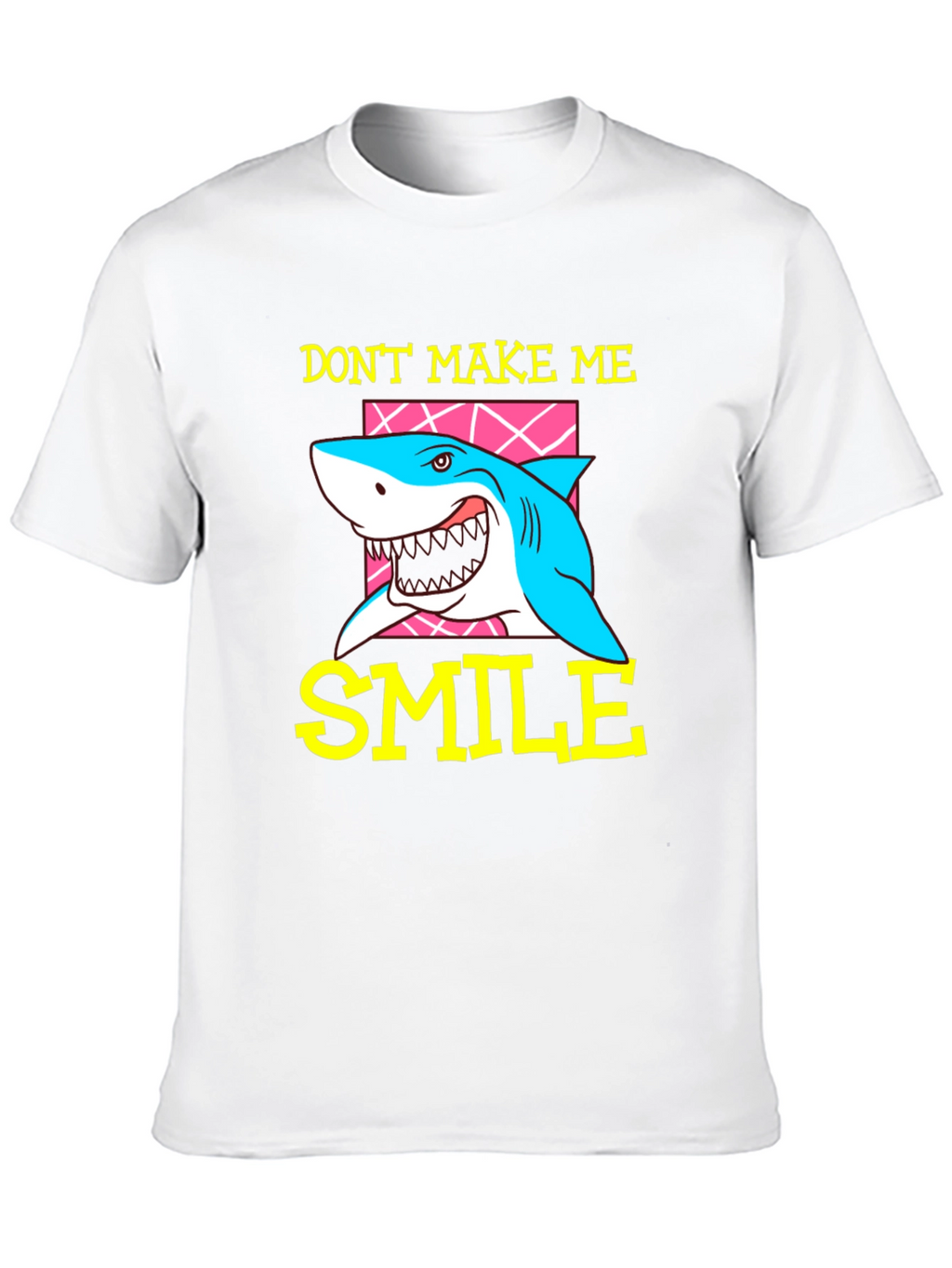 Dont Make Me Smile Shark Graphic T-Shirt