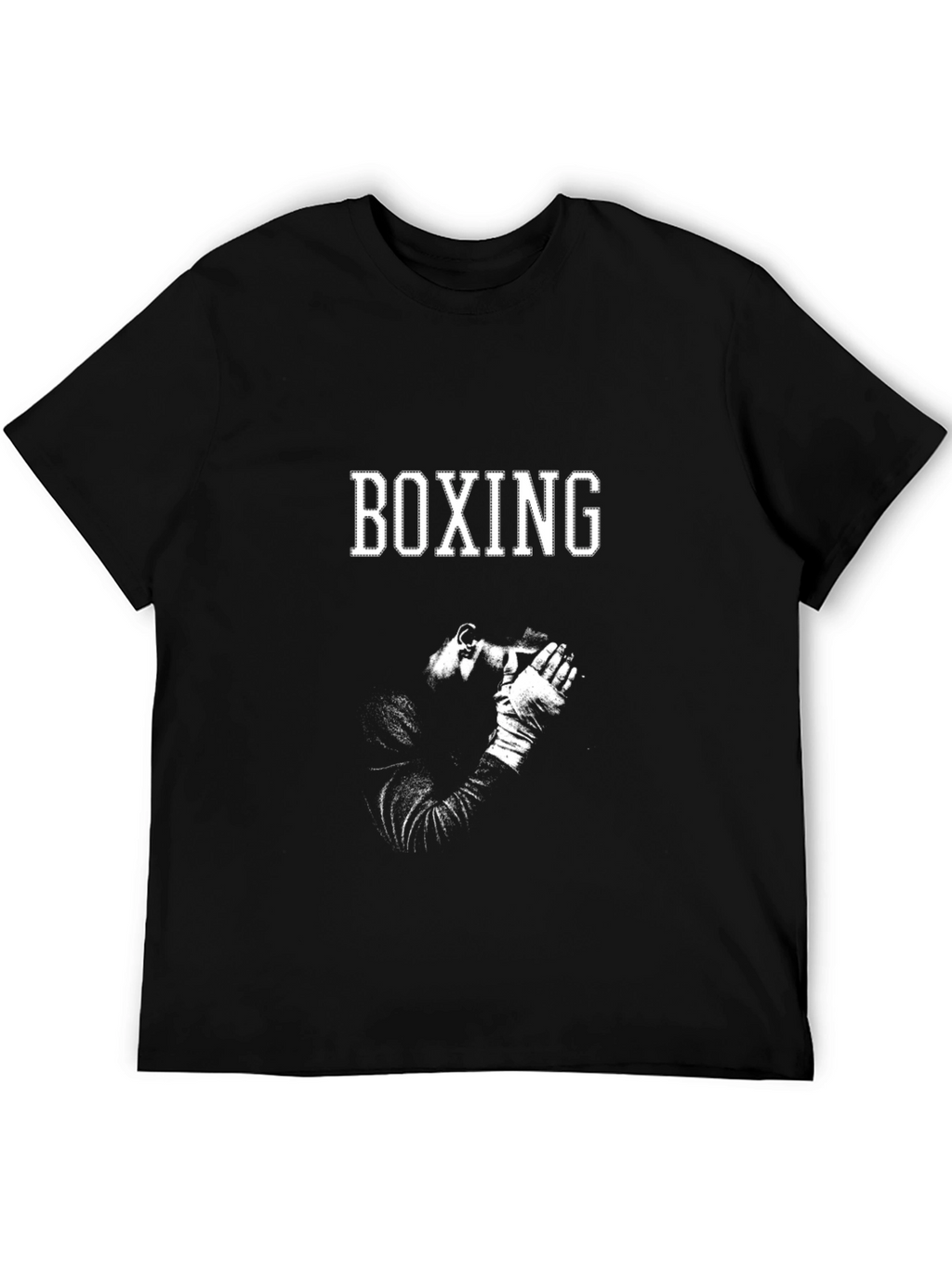 Boxing Graphic T-Shirt - Black