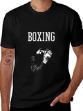 Boxing Graphic T-Shirt - Black