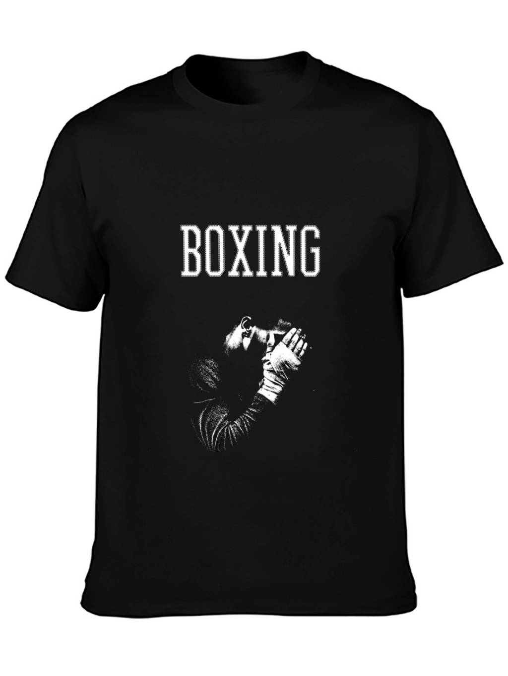 Boxing Graphic T-Shirt - Black