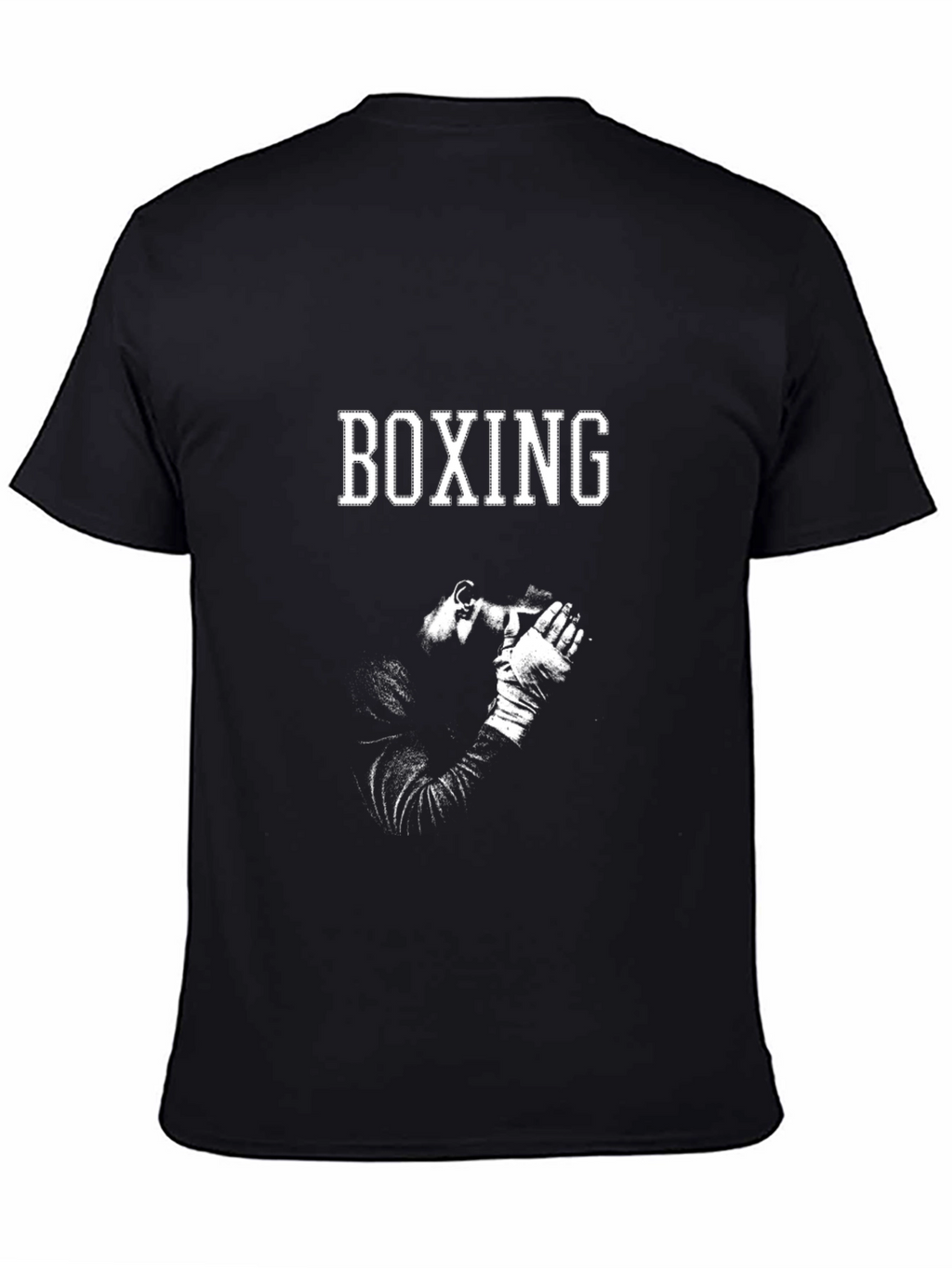 Boxing Graphic T-Shirt - Black