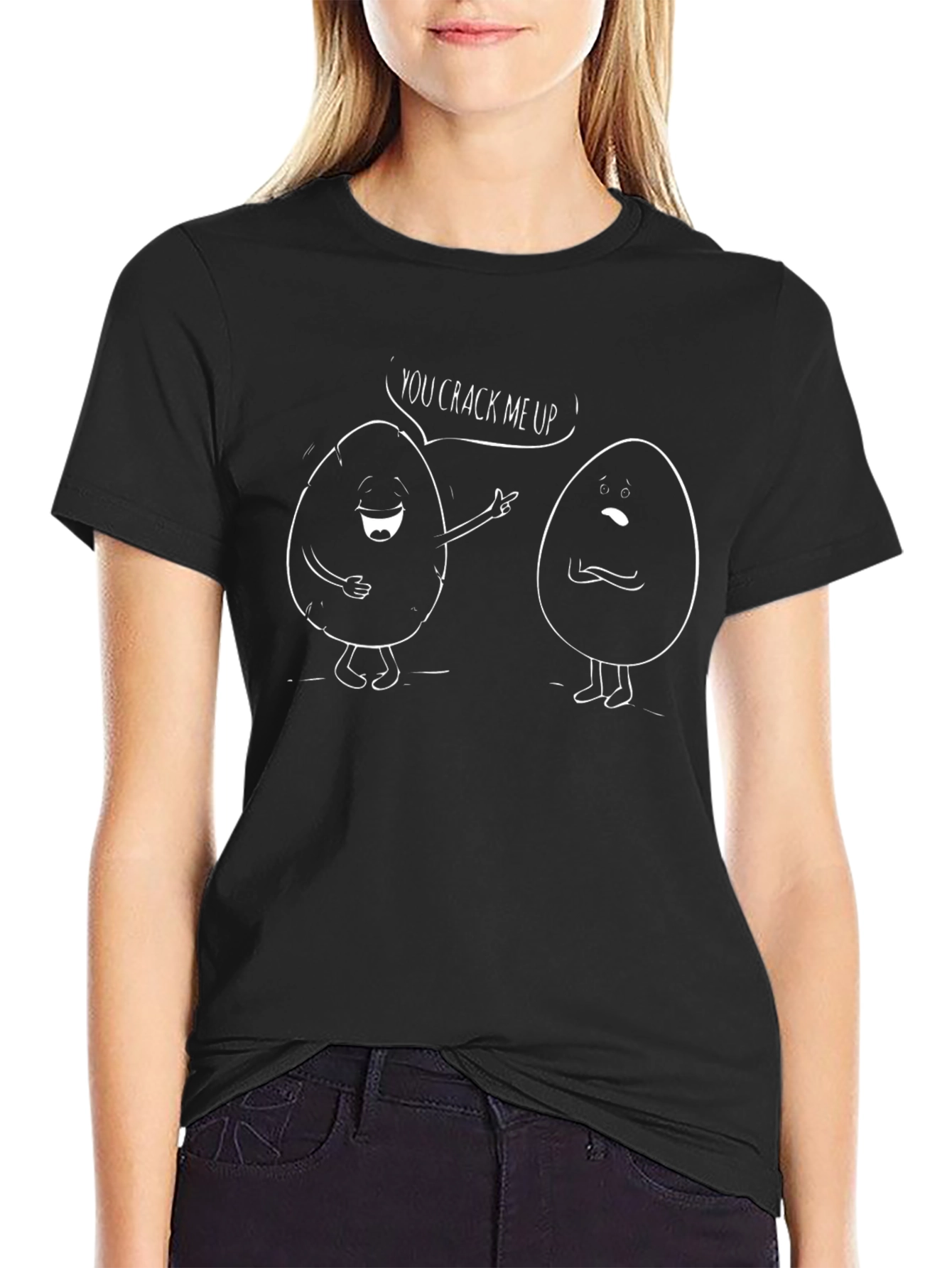 Funny Egg Humor Graphic Tee
