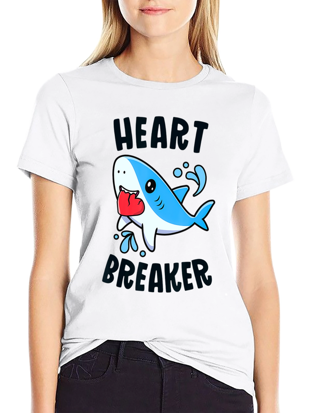 Heartbreaker Shark Graphic Tee
