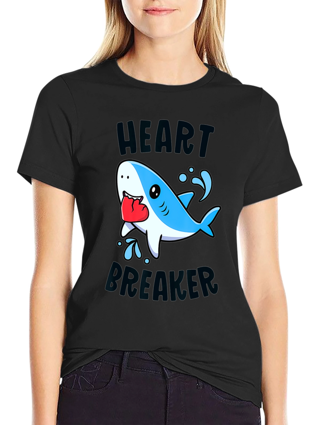 Heartbreaker Shark Graphic Tee