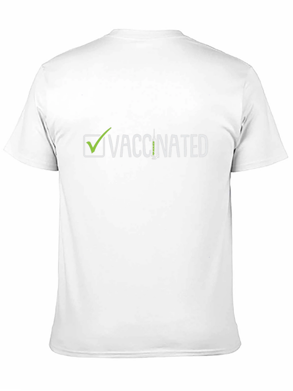 Vaccinated T-Shirt - Checkmark Design