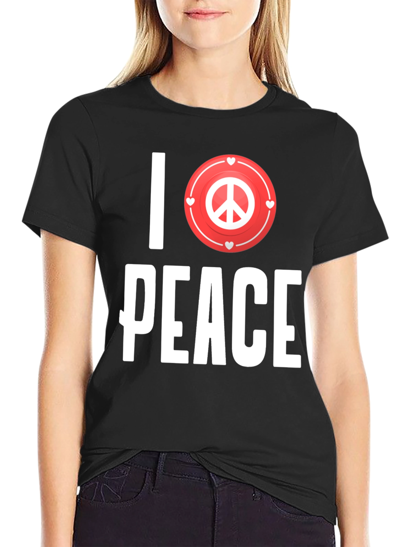 I Love Peace Graphic T-Shirt