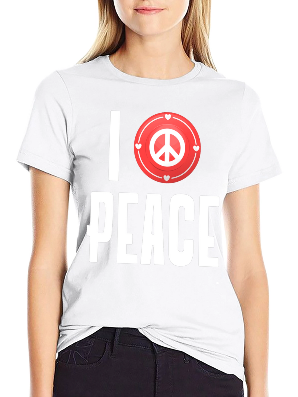 I Love Peace Graphic T-Shirt