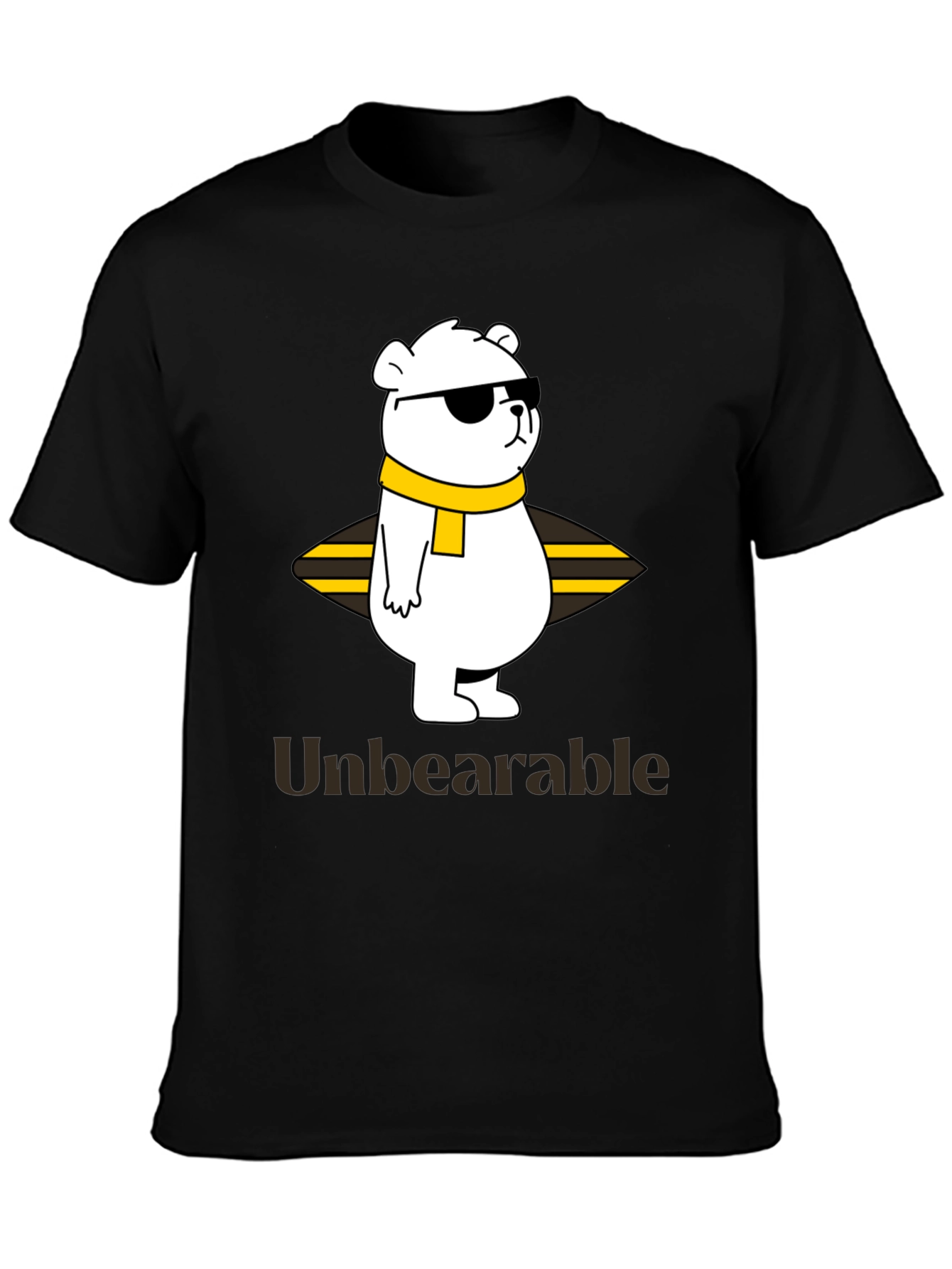 Unbearable Bear Graphic T-Shirt