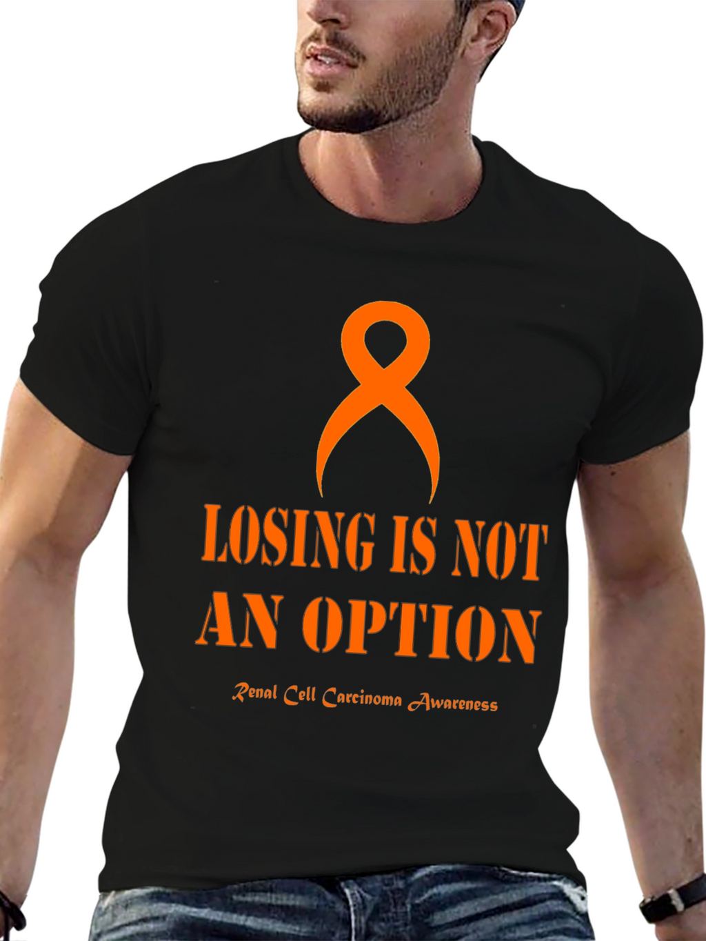 Renal Cell Carcinoma Awareness Ribbon T-Shirt