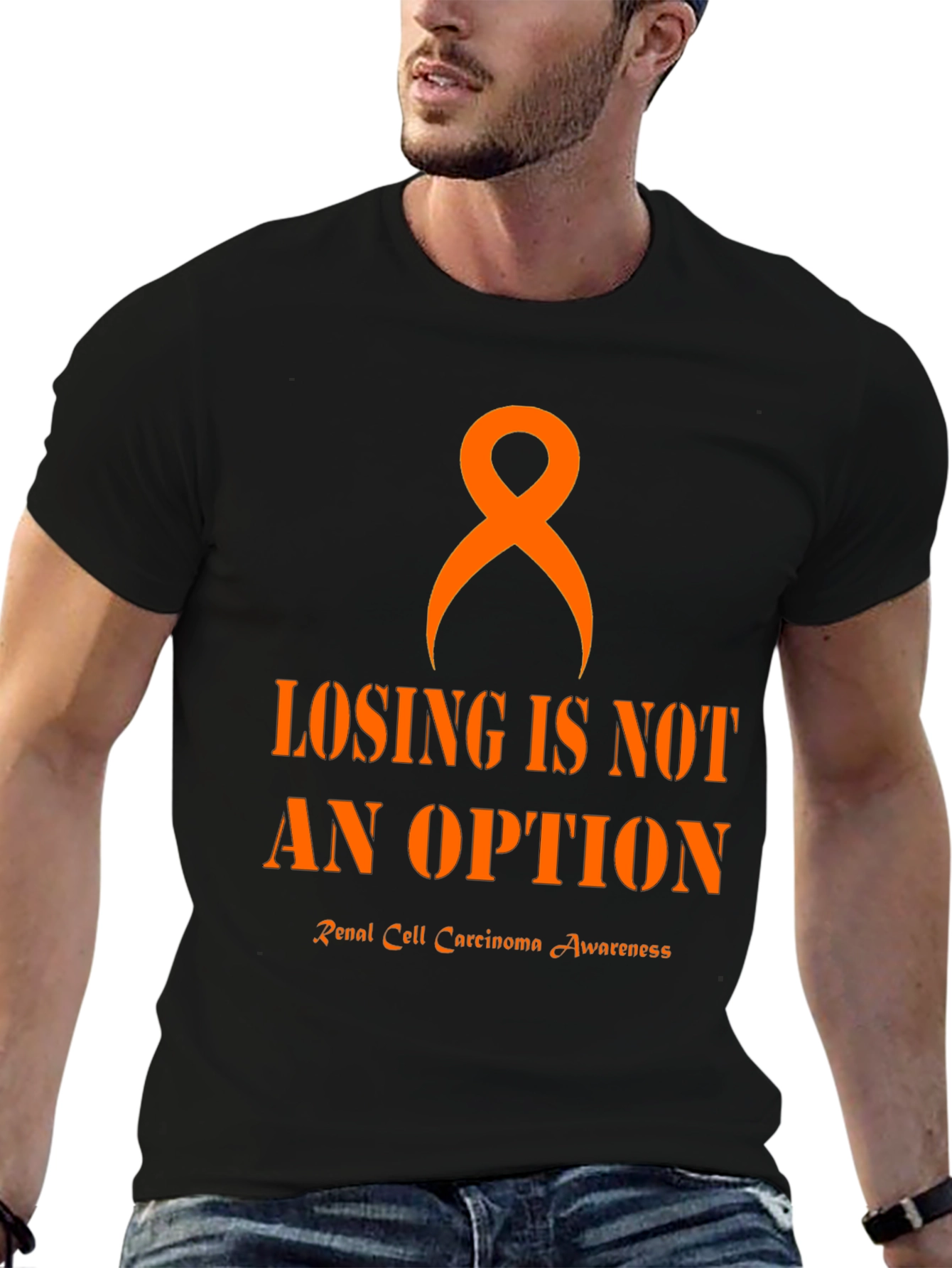 Renal Cell Carcinoma Awareness Ribbon T-Shirt
