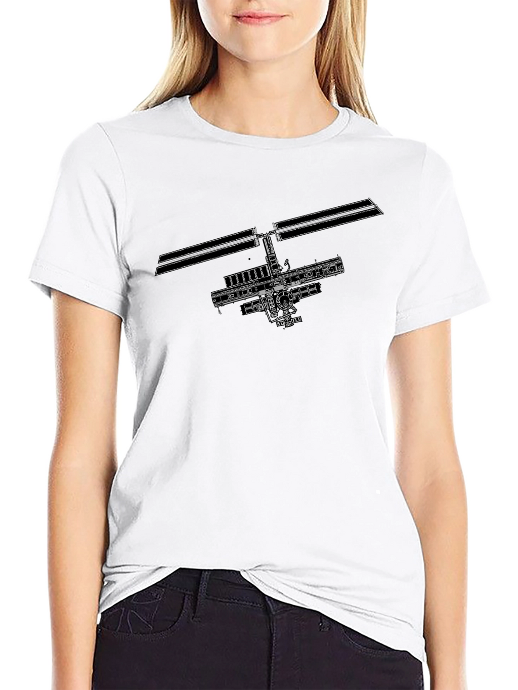 ISS Graphic Tee - Space Station Design