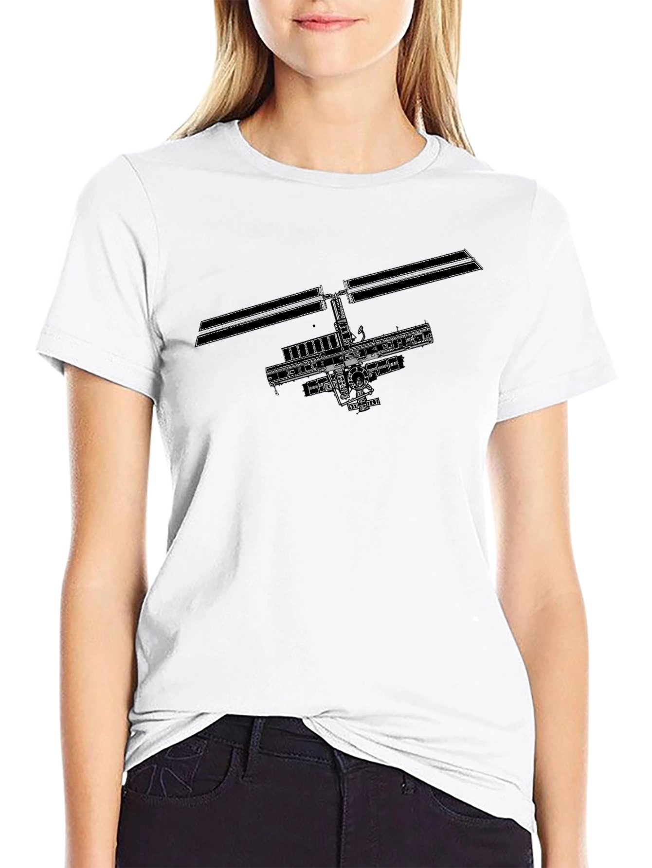 ISS Graphic Tee - Space Station Design