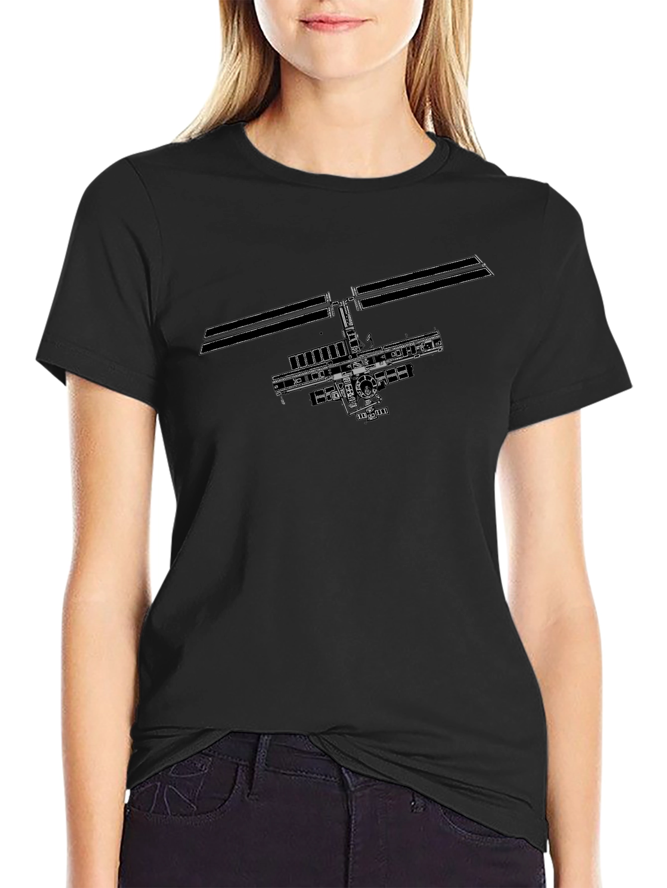 ISS Graphic Tee - Space Station Design