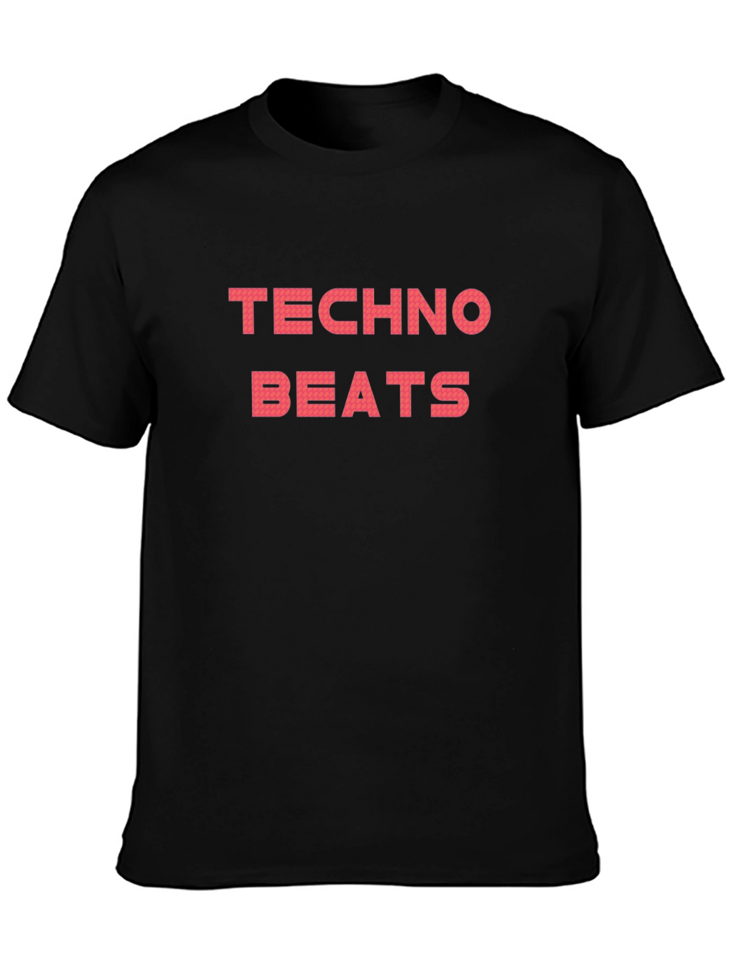 Techno Beats Black T-Shirt - Stylish Music Apparel